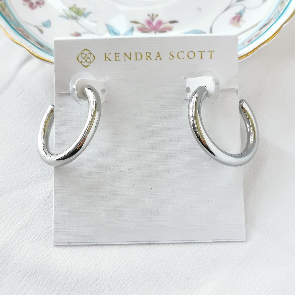 Kendra Scott. Colette Silver Hoop Earrings